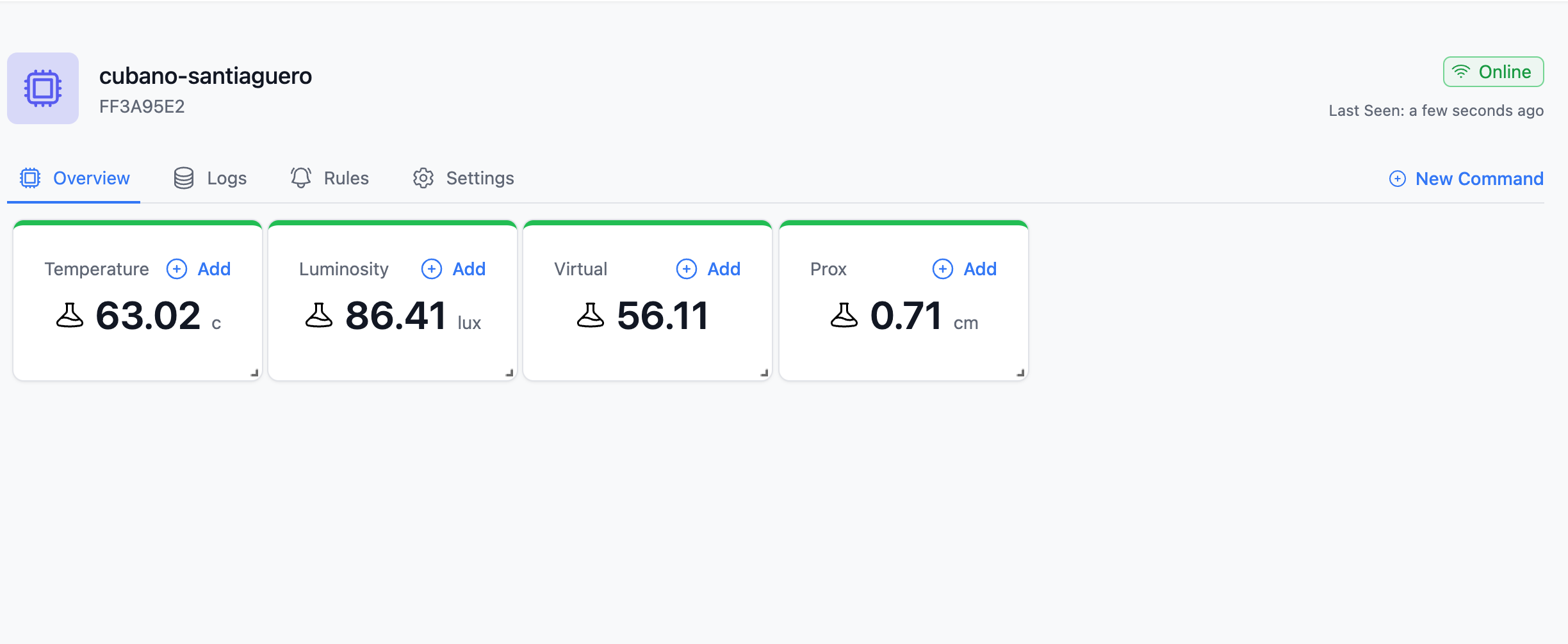 Dashboard Widget Pending